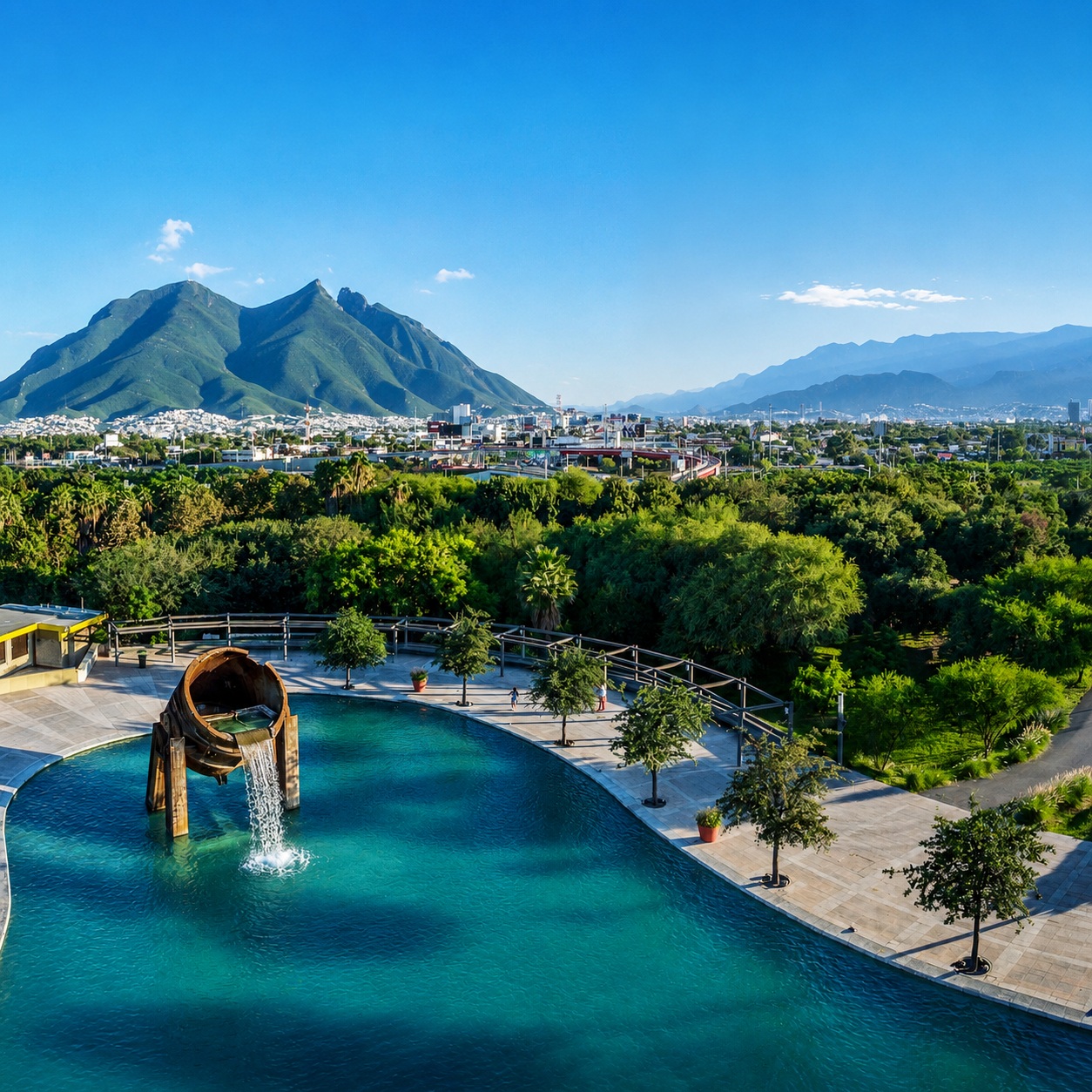 Mirador del Horno 3 con vista panorámica a Monterrey