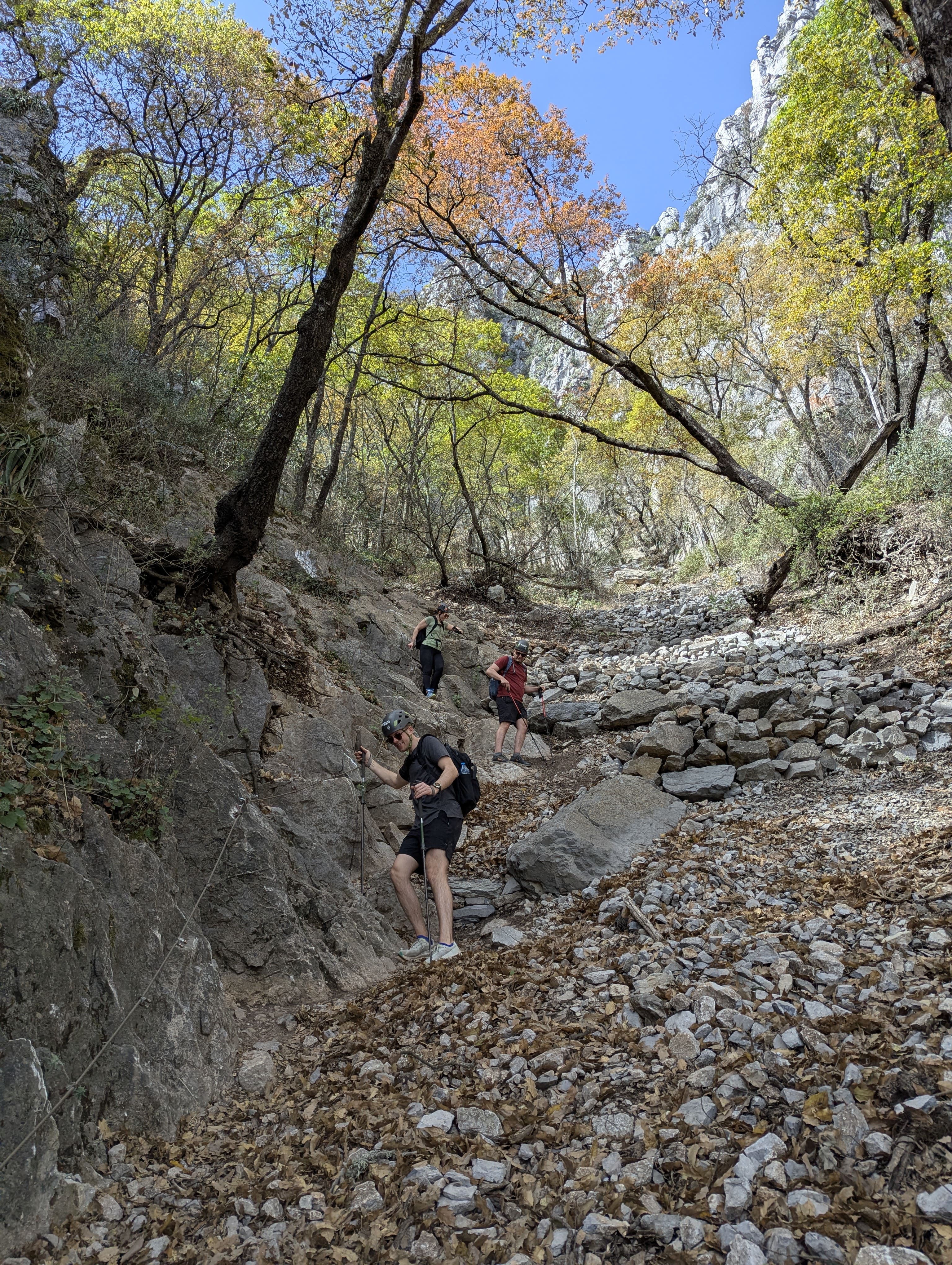 Ascenso avanzado a La M en Parque Chipinque